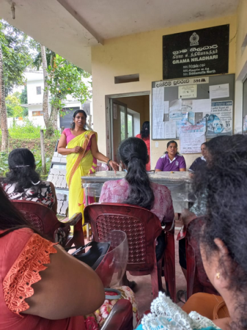 A community awareness program in Siddhamulla North Grama Niladhari division (2022-12-16)